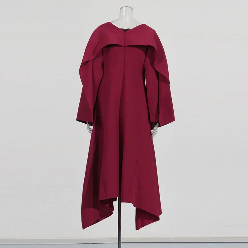 Elegant Long Dress with Shawl round Neck Slim Fit Sexy Sash Ankle Length Cotton Summer New Style from Mainland China Women's Dre