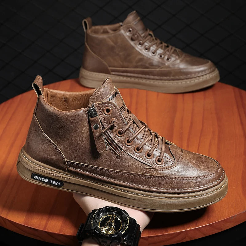 Men’s Casual Leather Boots