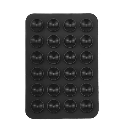 JCYECF 1pc Silicone Suction Pad For Mobile Phone Fixture Suction Cup Backed Adhesive Silicone Rubber Universal Charger Leather