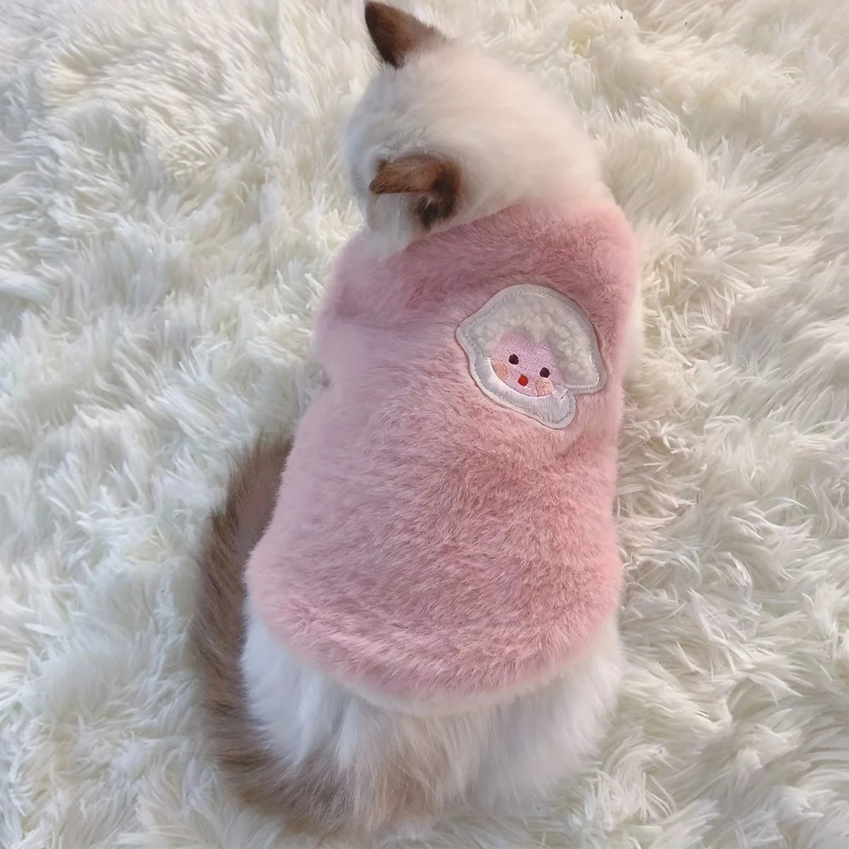 Autumn/Winter Pet Vest – Lamb Embroidery