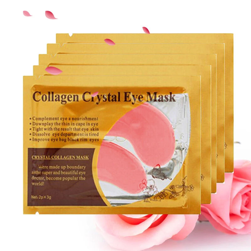 Gold Collagen Crystal Eye Mask – 10 Pairs