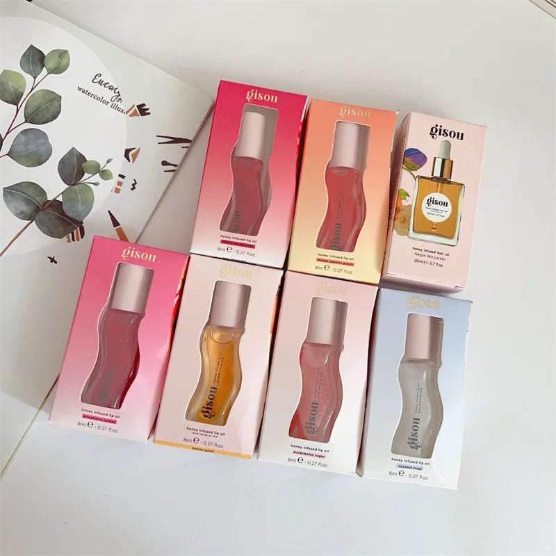 Gisou Lip Oil – Plumping & Exfoliating