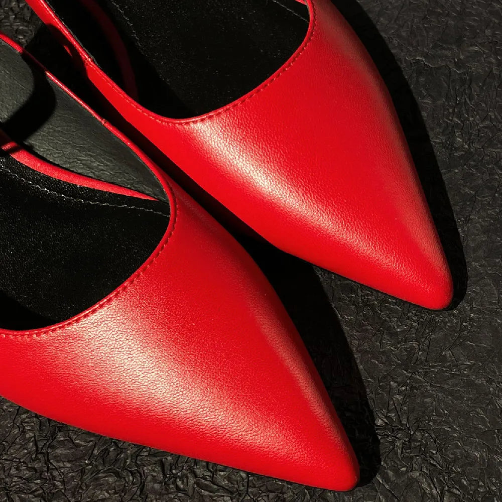 Women’s Leather Slingback Flats