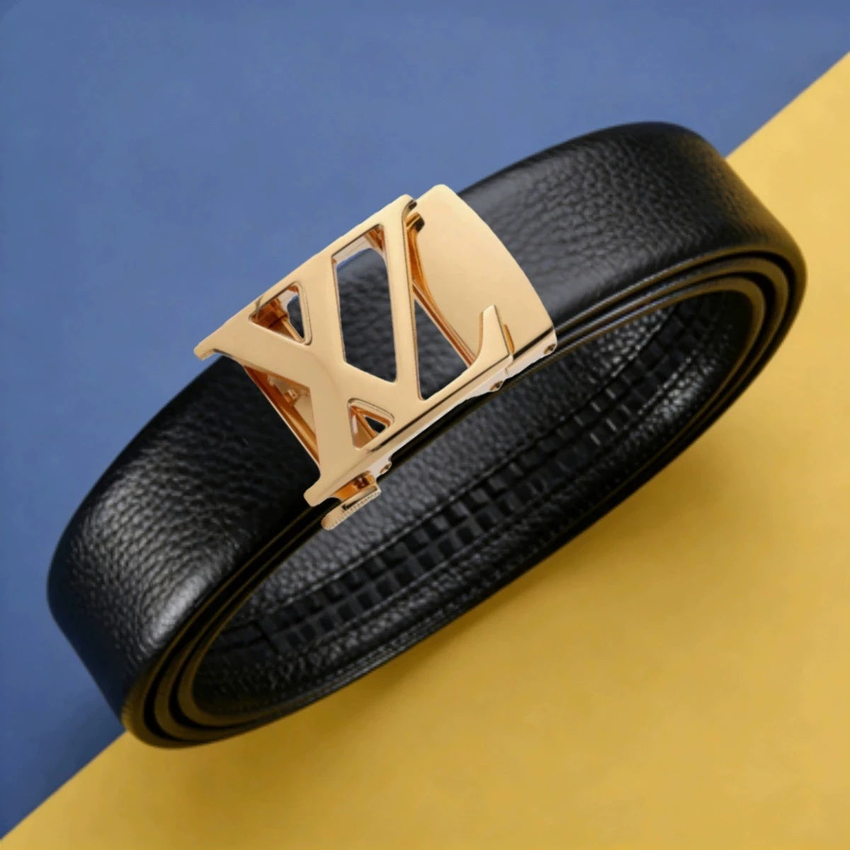 Men’s Multi-Color Metal Buckle Belt