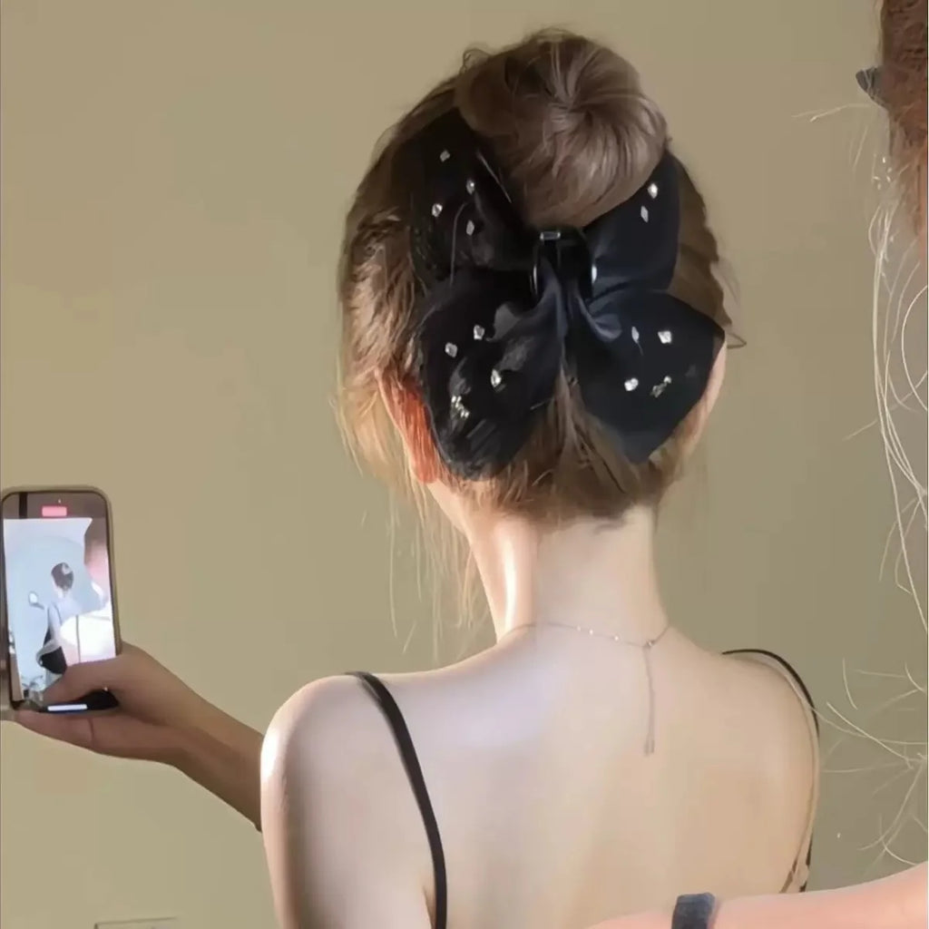 High-Grade Retro Simple Mesh Butterfly Hair Clip For Women