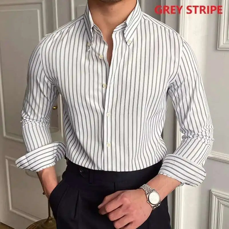 Men’s Casual Striped Shirt