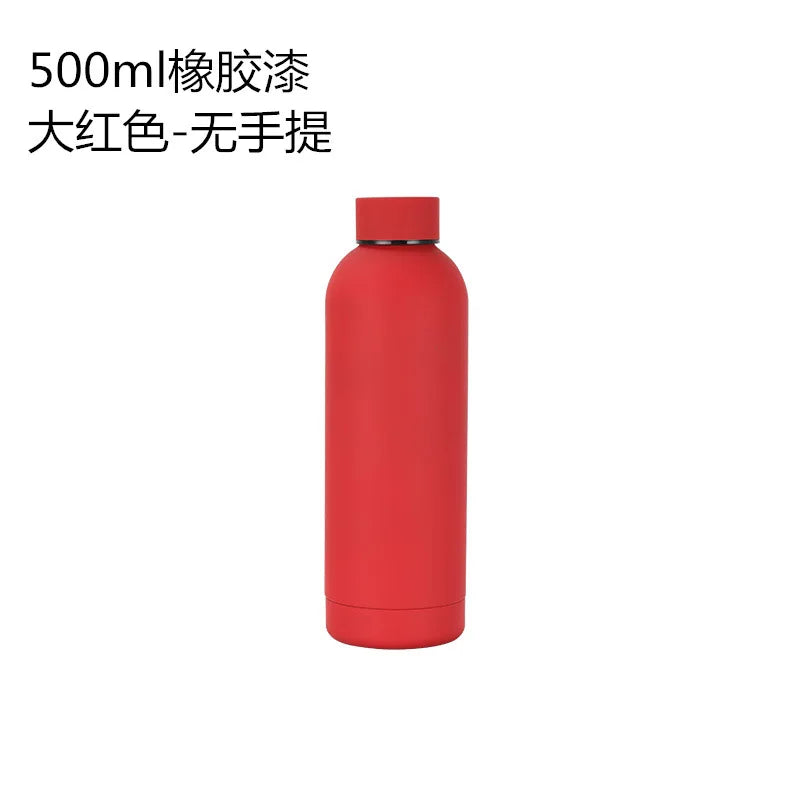 American Style Vacuum Thermos Small-mouth 500/750ml Double Wall Sports Vacuum Water Bottle